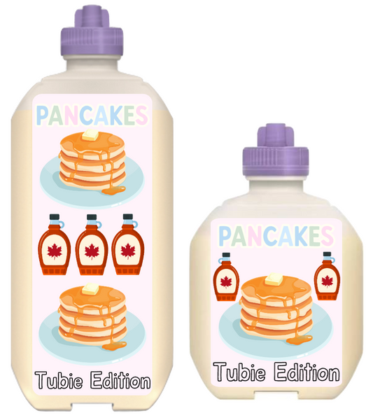(Nestle Peptamen) Pancakes tubie edition - Foodie al Tubie feed bottle stickers