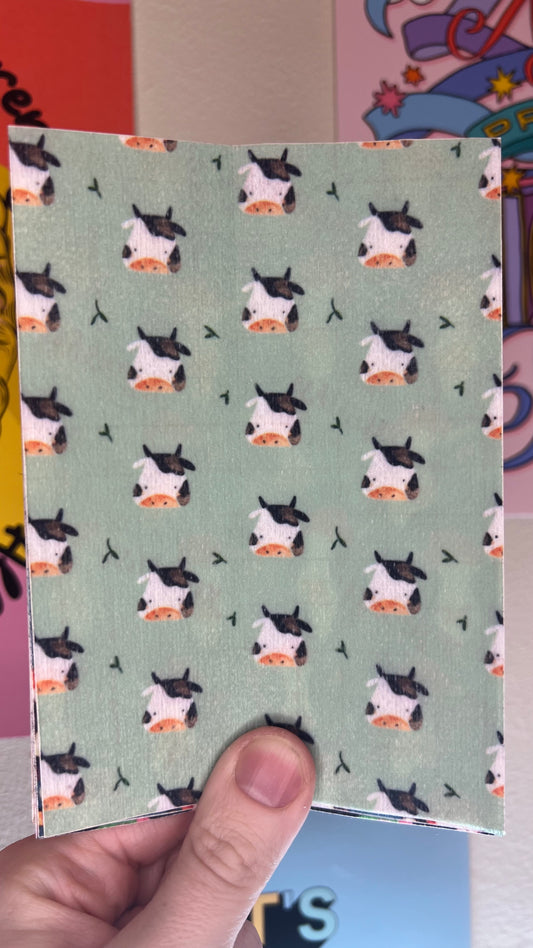 Moo cow faces Tubie tape