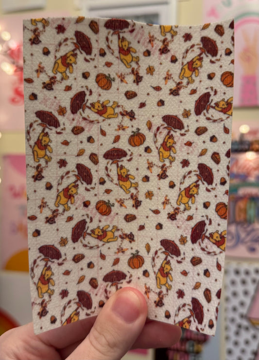 Winnie the Pooh on a autumn windy day tubie tape