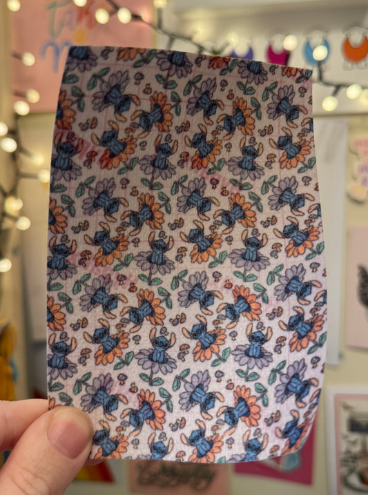 Floral stitch Tubie tape