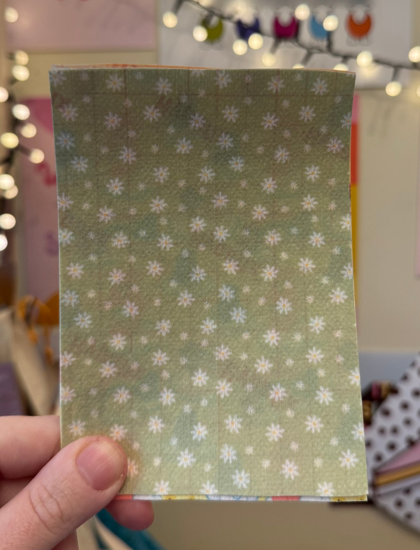 Floral green summer 2026 Tubie tape