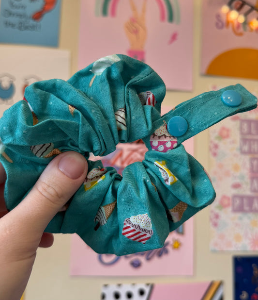 Summer vibes Ice cream Tubie scrunchies