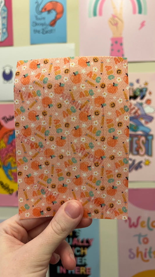 Pink ABC school Tubie tape