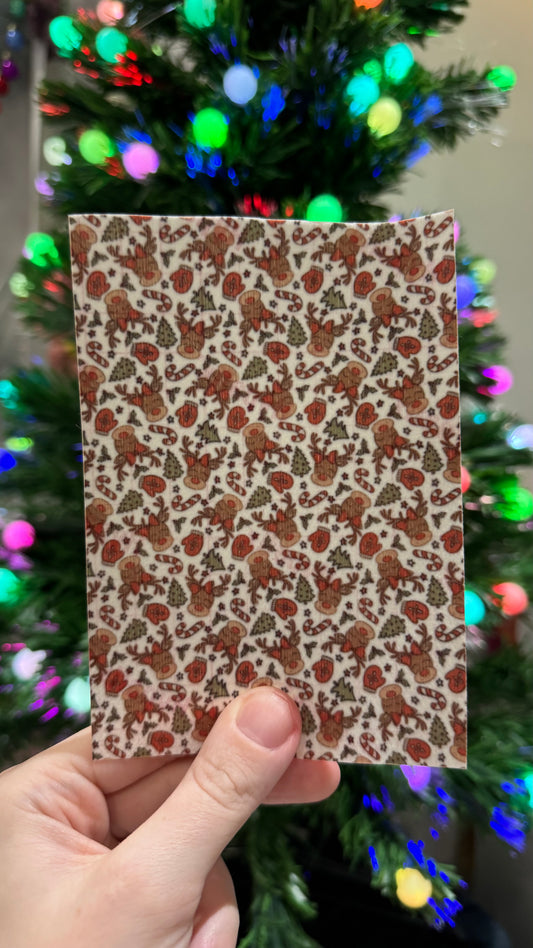 Pretty doe’s & bows! Winter Tubie tape collection