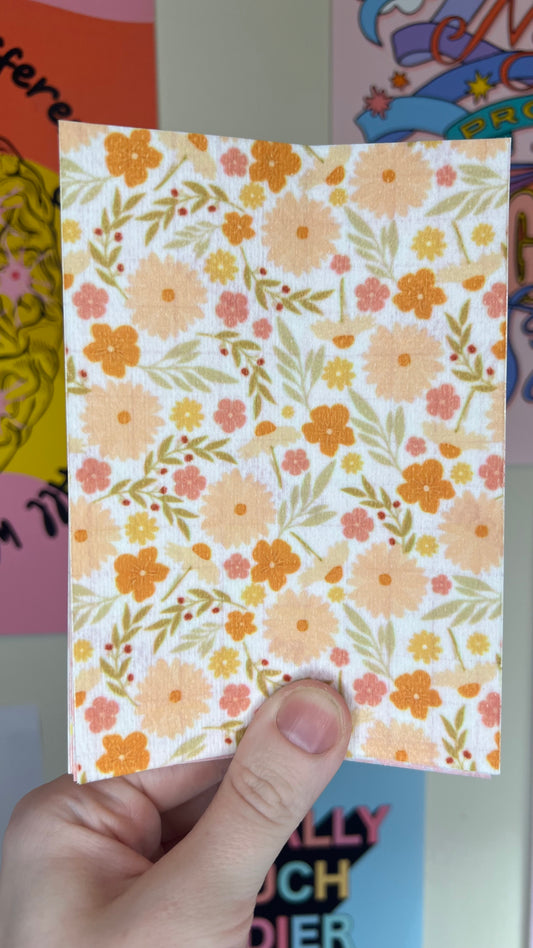 Pink floral summer Tubie tape