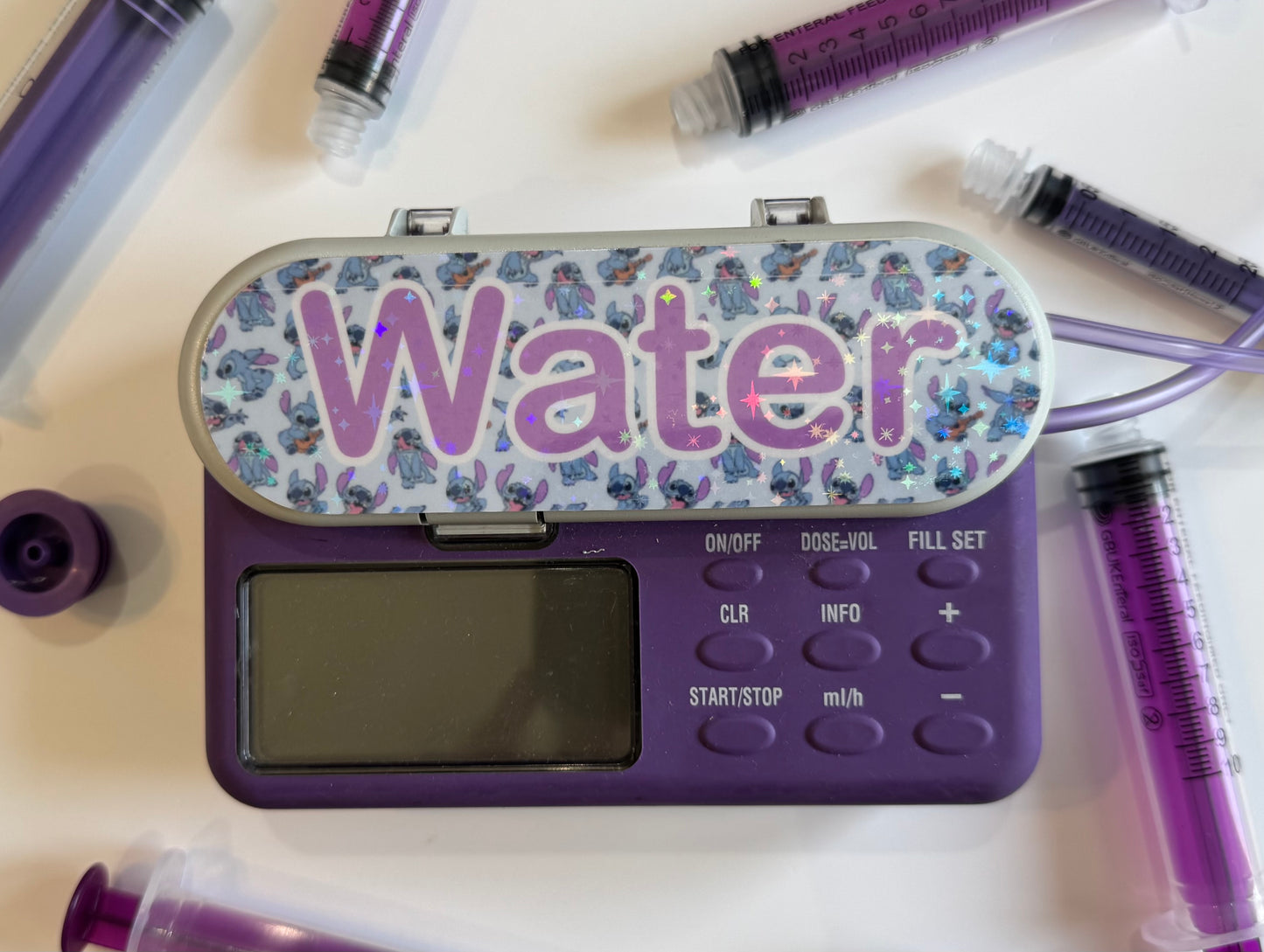 personalised both Nutricia infinity and infinity 3 pump types available (pump sticker) stitch