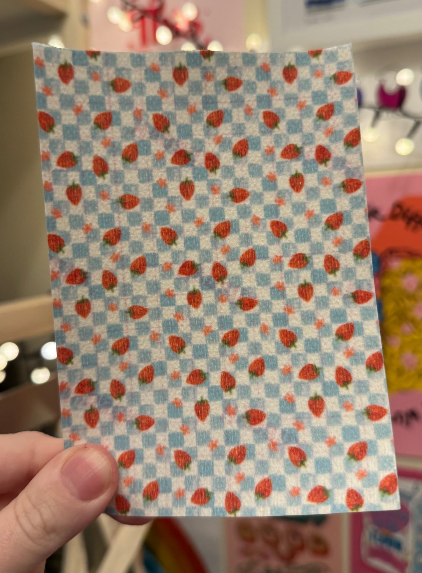 Cool strawberry’s Tubie tape