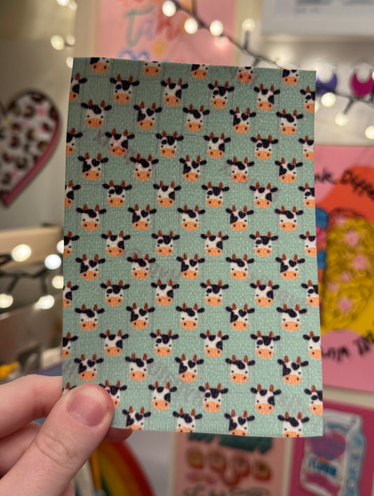 Blue moo cow Tubie tape