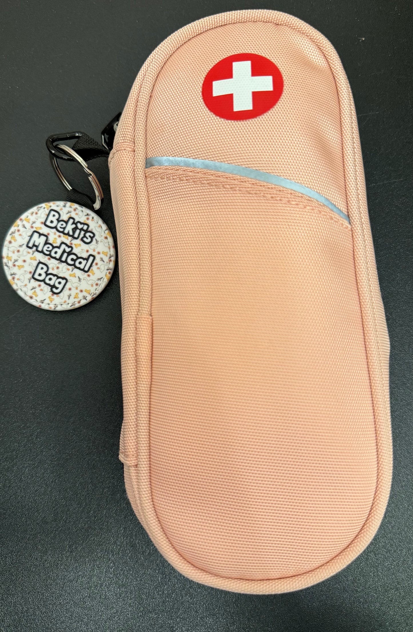 Cute ducks & ducklings Mini personalised bag tag - “your NAME! Medical bag” 5cm medical bag tag!