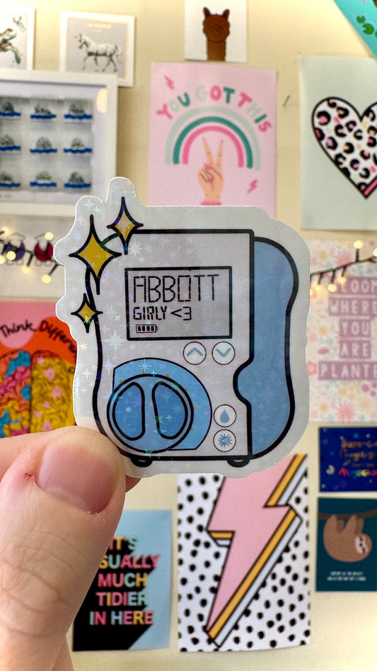 Abbott girly / Abbott pump cute ‘Classic’ sticker