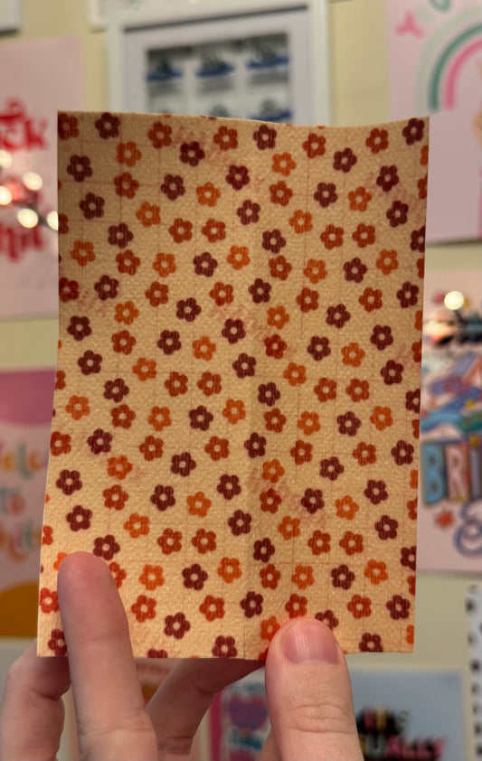 Cute autumn flowers tubie tape