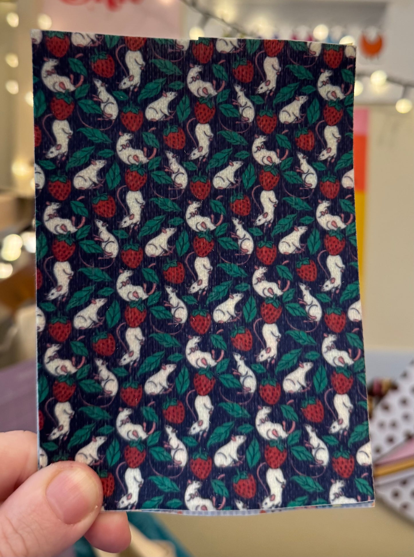 Strawberry mice / rats Tubie tape
