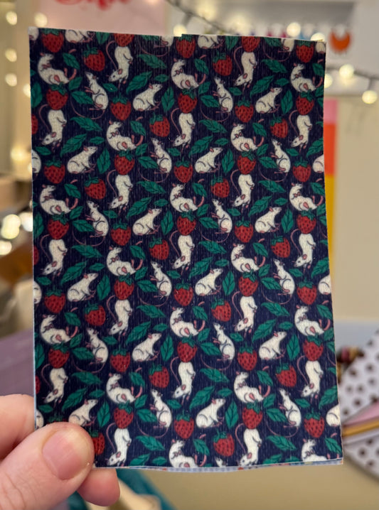 Strawberry mice / rats Tubie tape