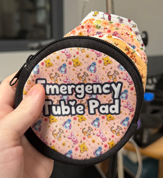 personalised emergency tubie pads case (Tubie pads not included)
