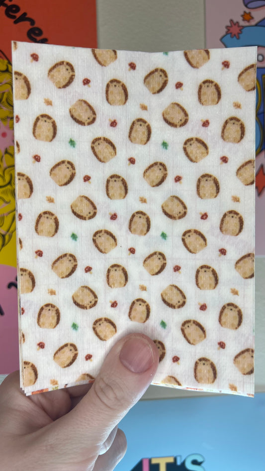 Hedgehogs cute Forrest friends Tubie tape