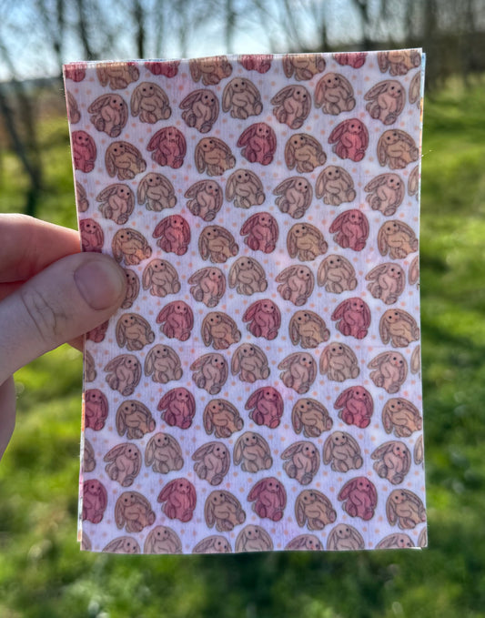 Pink Jellycat bunny’s on polkadots Tubie tape