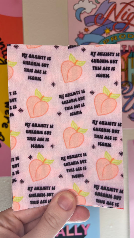 My anxiety is chronic but this ass is iconic Tubie tape
