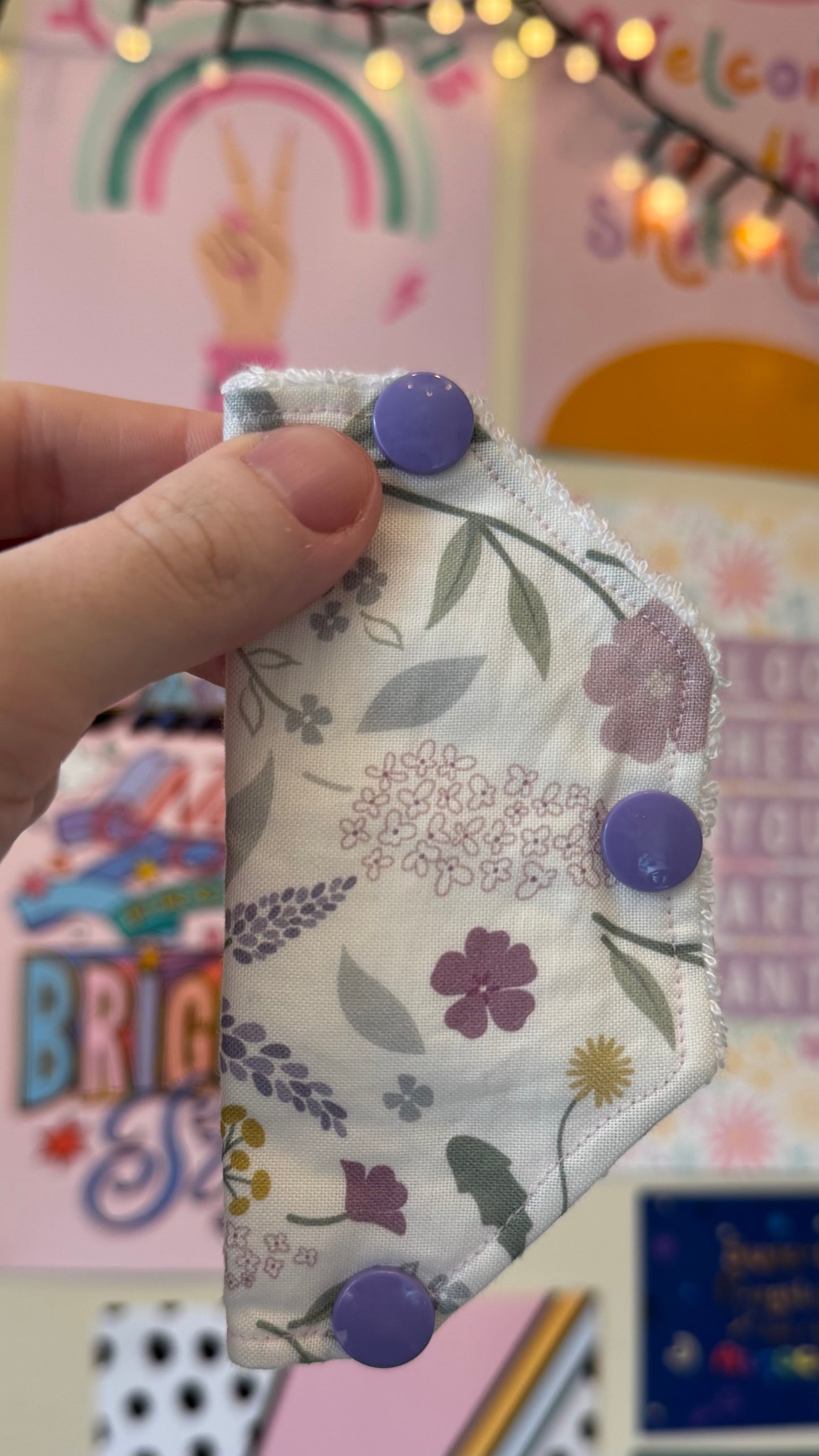 Cute white flowers and daisies Port covers