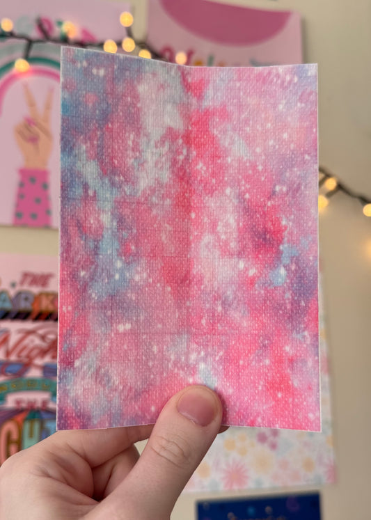 Galaxy Pink and blue tubie tape