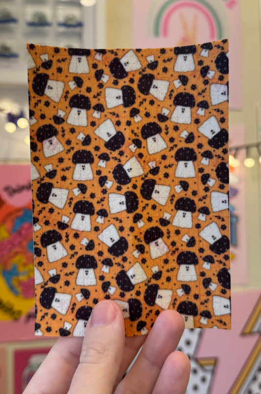 Cute mushroom ghosts autumn Halloween tubie tape