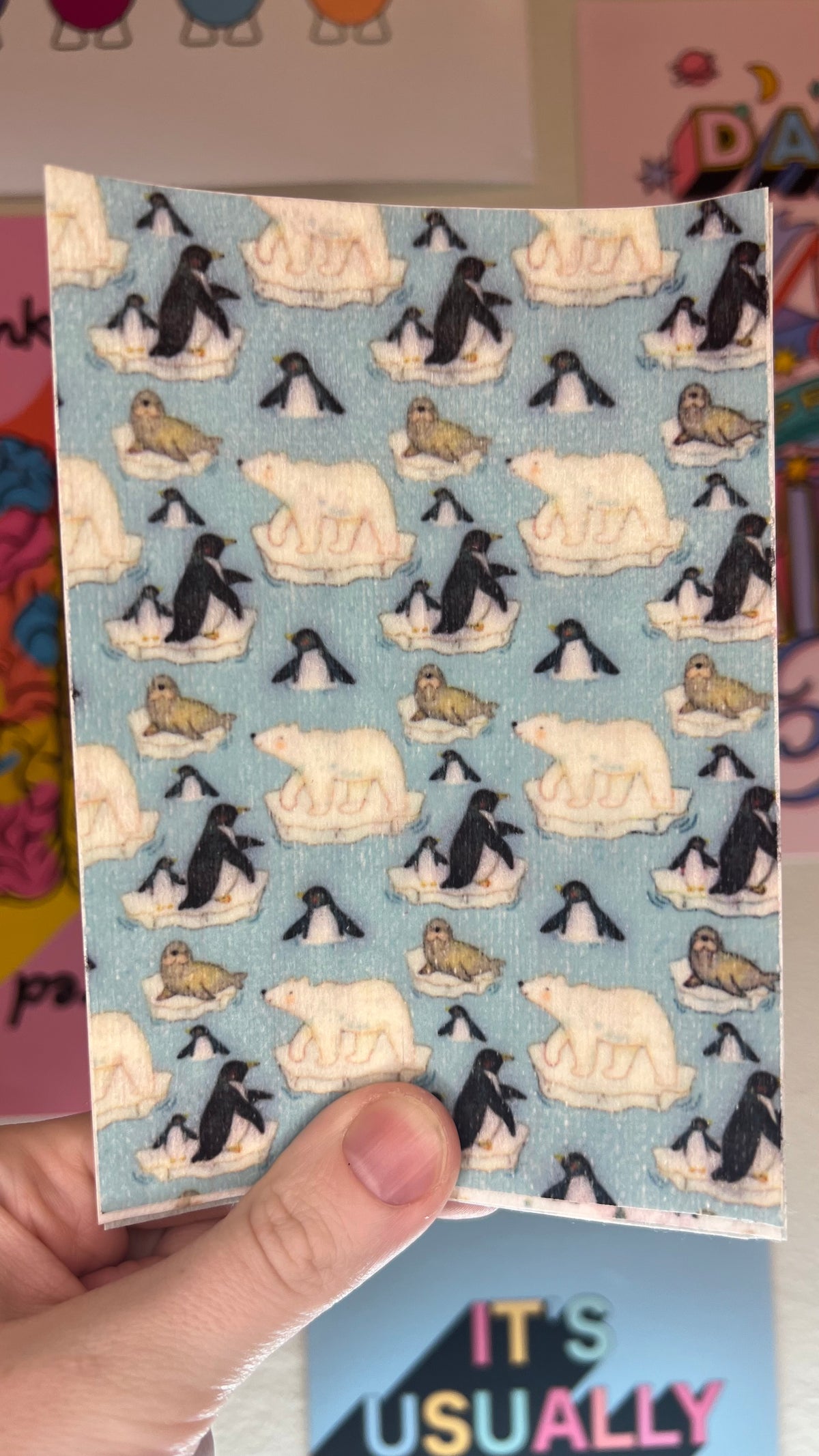 Arctic Animals on iceburgs Tubie tape
