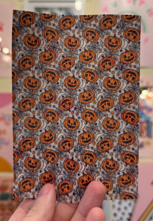 Scary pumpkins Halloween tubie tape