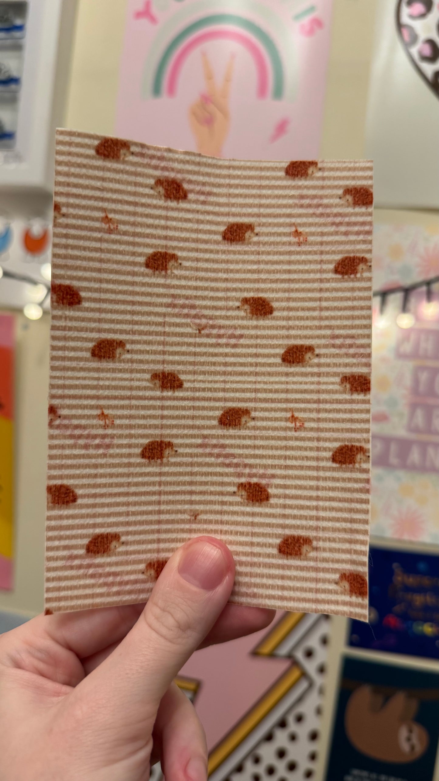 Autumn hedgehog Tubie tape collection