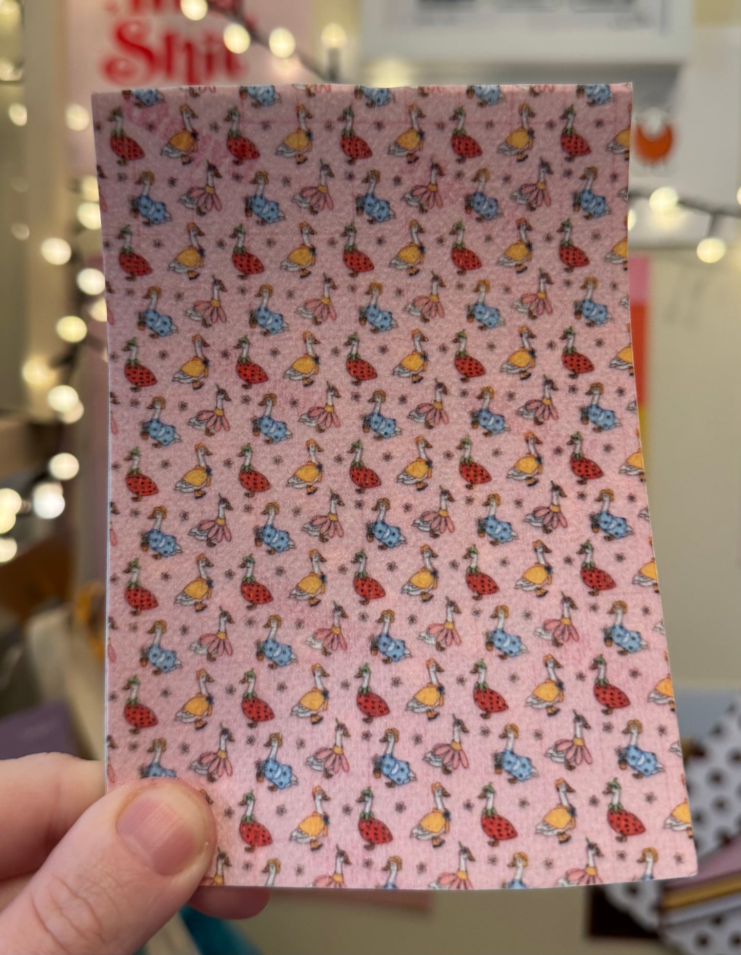 Silly floral summer duck Tubie tape