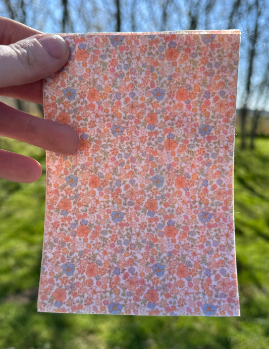 Spring pastel floral liberty inspired Tubie tape