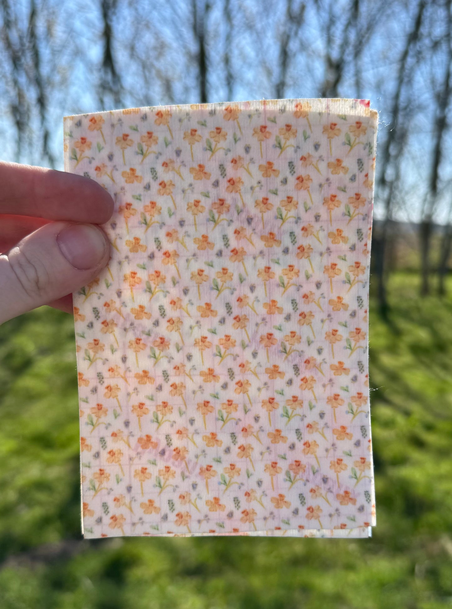 Daffodils & bluebells spring flowers  Tubie tape