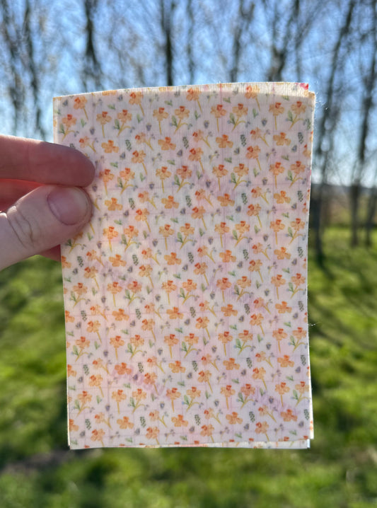 Daffodils & bluebells spring flowers  Tubie tape