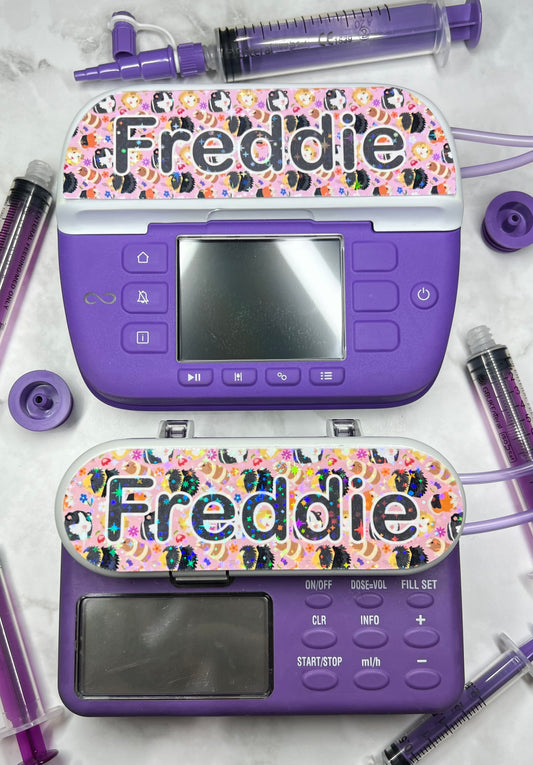 Guinea pig personalised Nutricia infinity and infinity 3 pump sticker