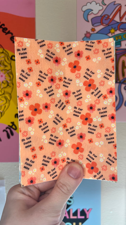 Pink oh for fucks sake adult only swearing Tubie tape