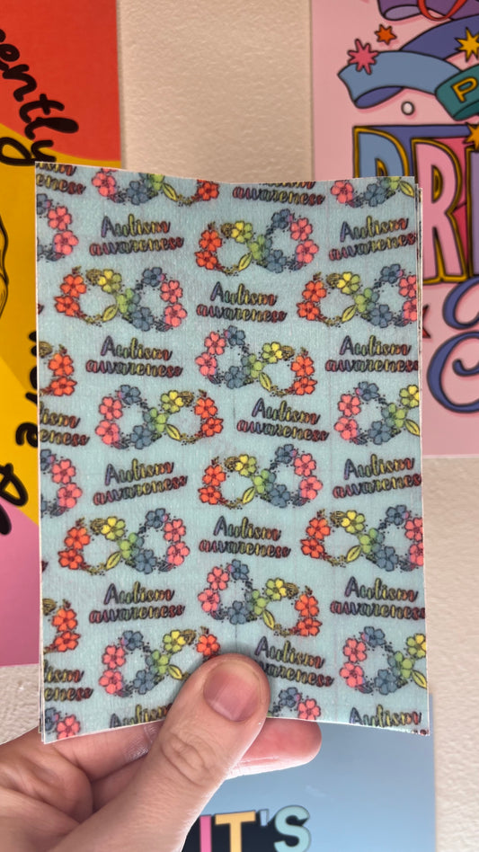 Autism awareness Tubie tape