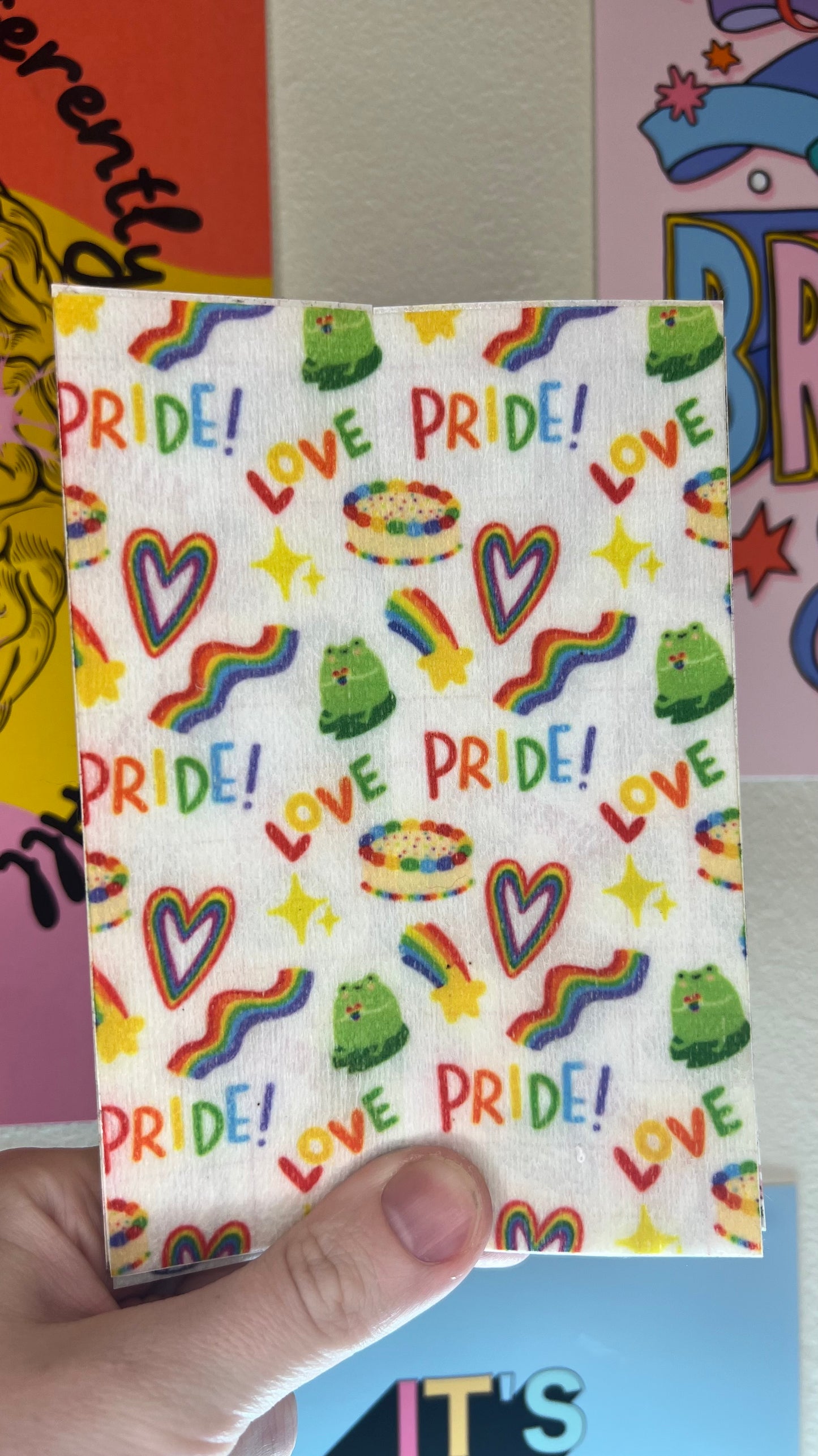 Pride gay frogs LGBT love Tubie tape