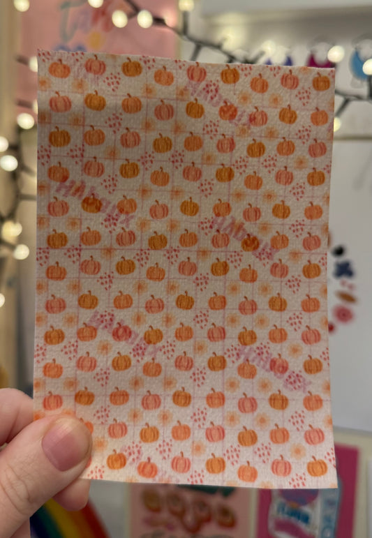 Pink boho pumpkin Tubie tape
