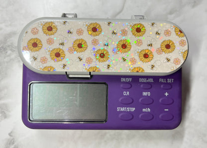 Bees and sunflowers Nutricia pump sticker