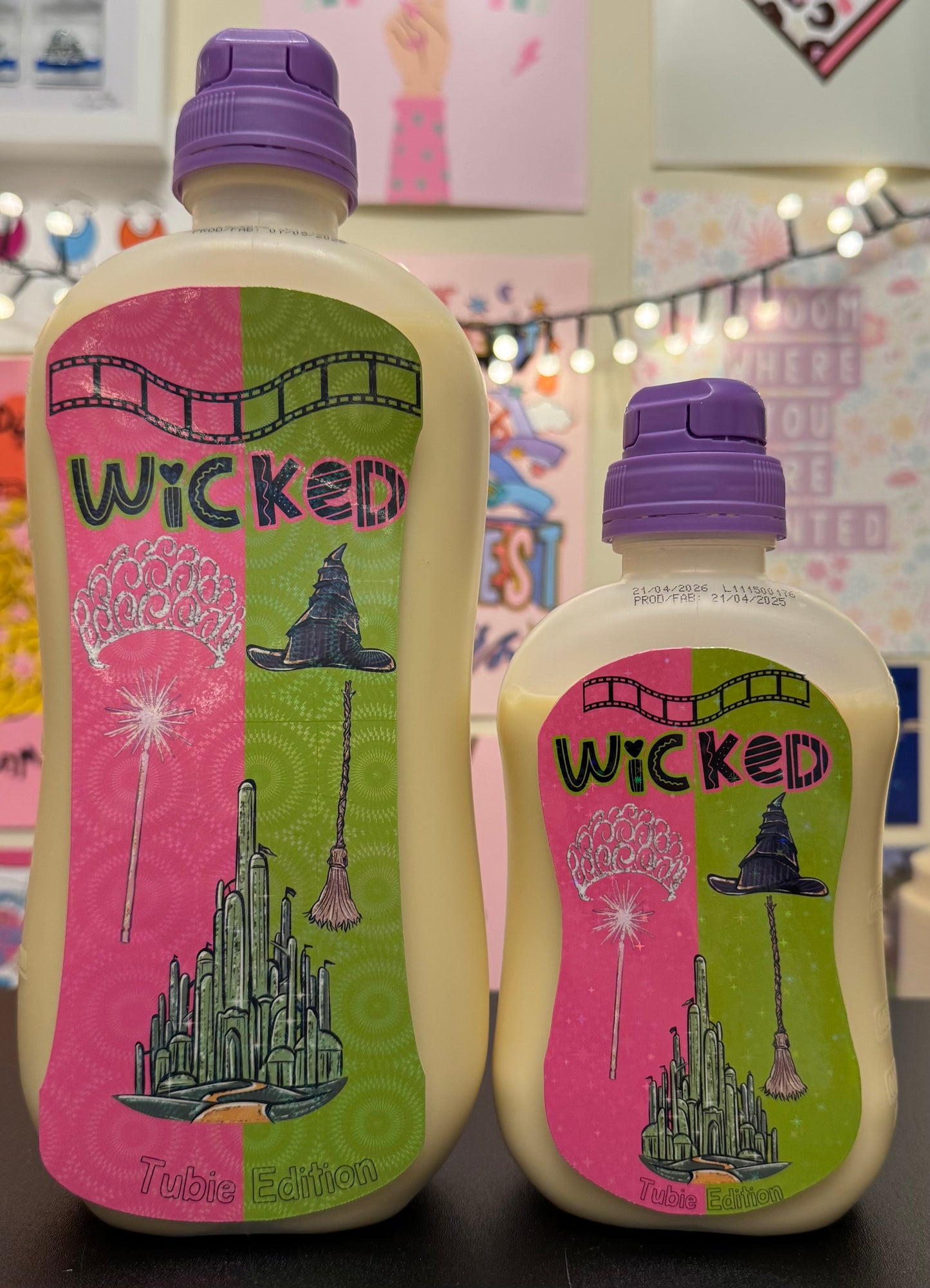 Wicked tubie edition - Foodie al Tubie feed bottle stickers