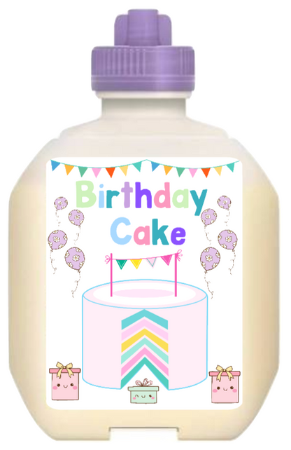 (Nestle Peptamen) Birthday cake tubie edition - Foodie al Tubie (feed bottle stickers)