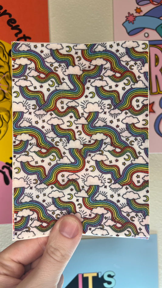 Rainbows and clouds Tubie tape