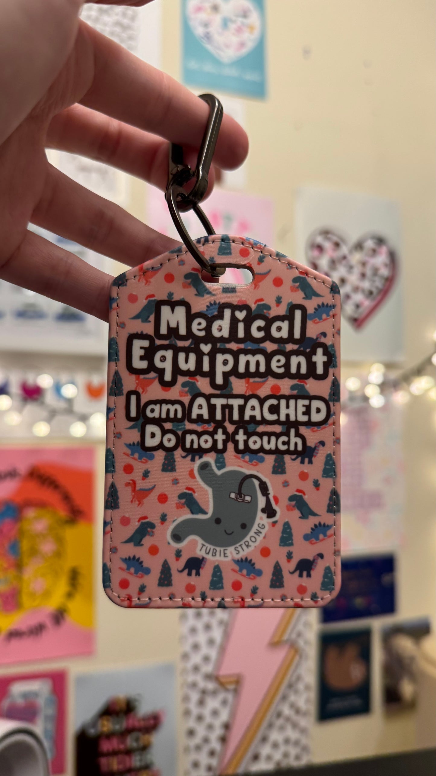 Create Your Own Christmas Medical Bag Tag