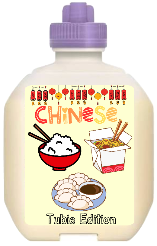 (Nestle Peptamen) Chinese tubie edition - Foodie al Tubie (feed bottle stickers)