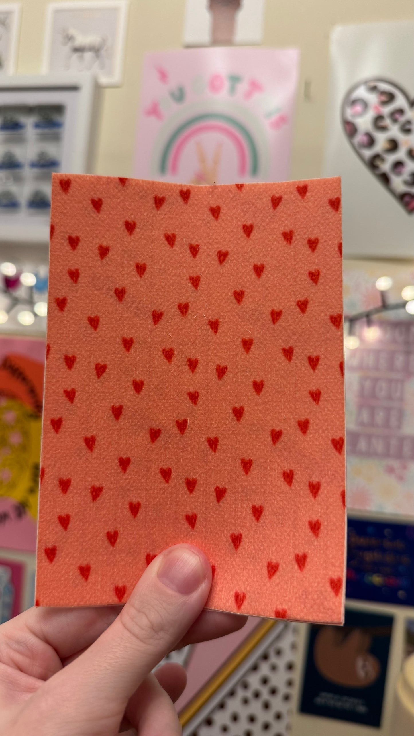 Petite love hearts Tubie tape collection