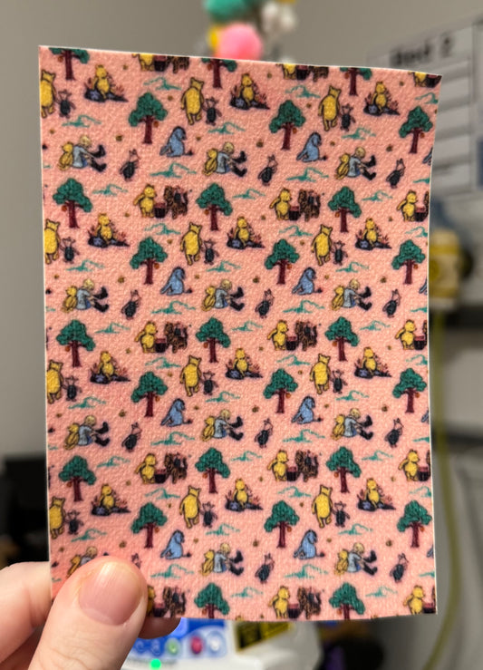 pink 100 acre woods Winnie the Pooh Tubie tape