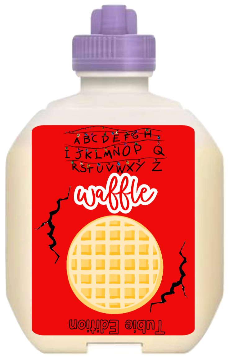 (Nestle Peptamen) stranger things  tubie edition - Foodie al Tubie feed bottle stickers