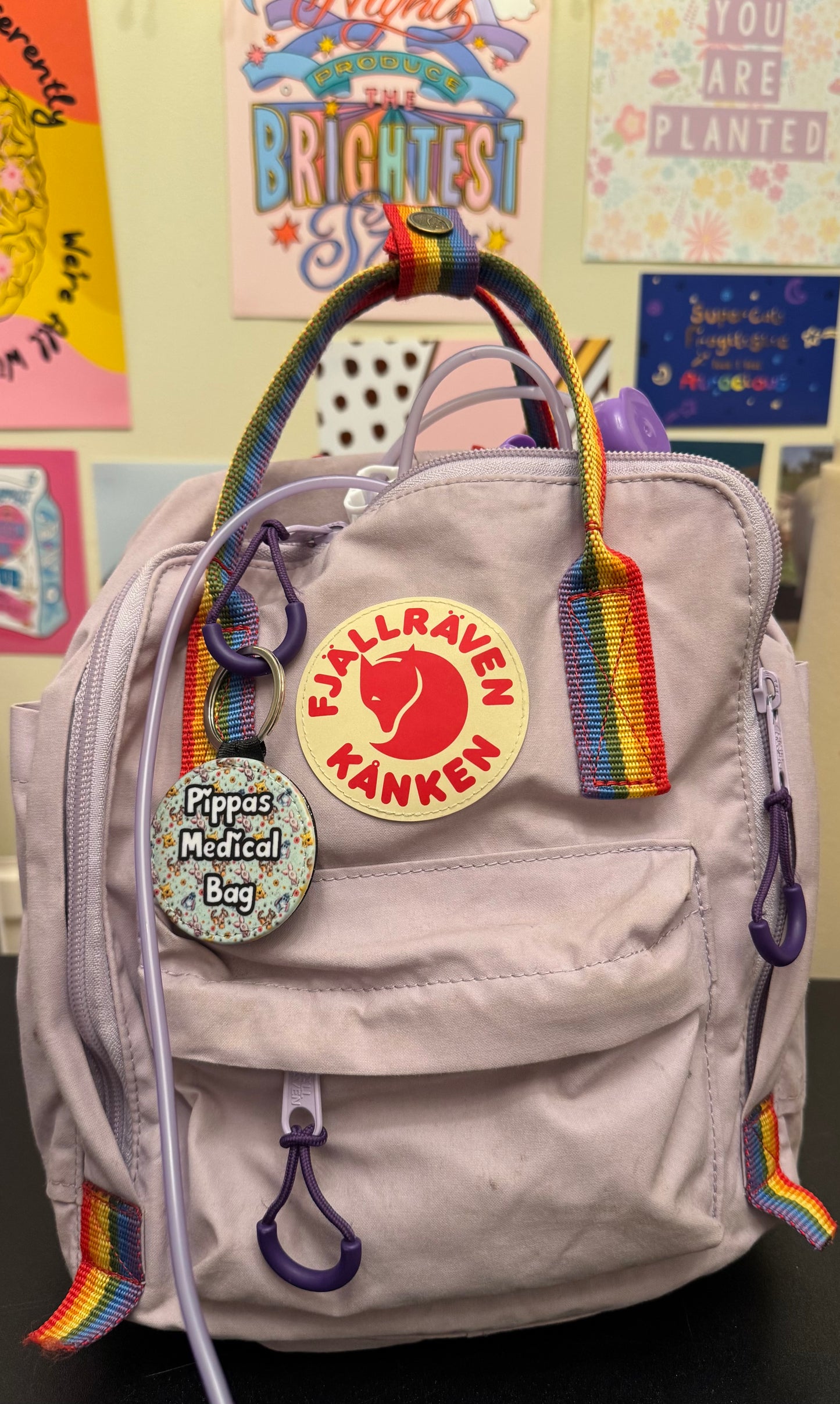 Winnie the Pooh and friends Mini personalised bag tag- “Your NAME! Medical bag” 5cm medical bag tag!