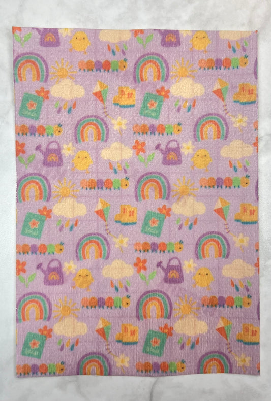 Gardening cute outdoor nursery purple Tubie tape