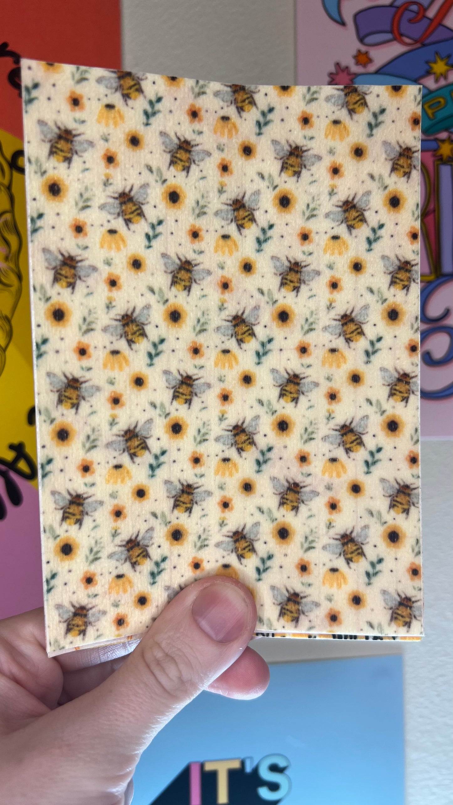 Bumble bees and sunflowers Tubie tape