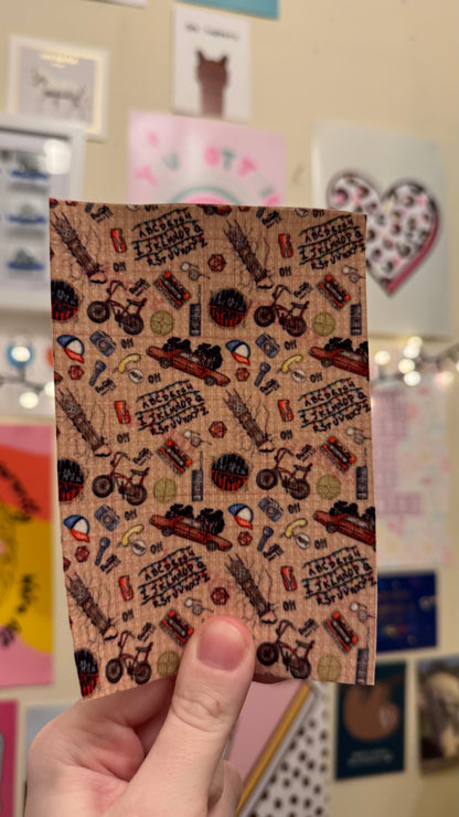 (Nestle Peptamen) stranger things  tubie edition - Foodie al Tubie feed bottle stickers