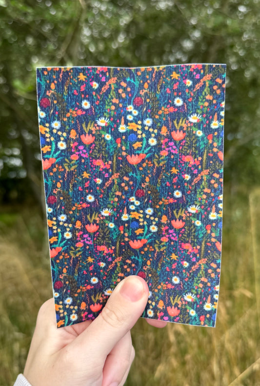 Midnight flowers tubie tape